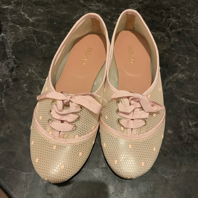 美品 RED VALENTINO スニーカー レッドヴァレンティノ ピンク 24