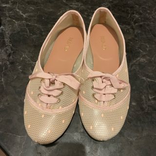 レッドヴァレンティノ(RED VALENTINO)の美品 RED VALENTINO スニーカー レッドヴァレンティノ ピンク 24(スニーカー)