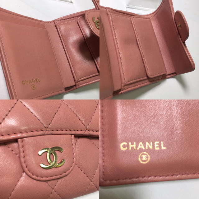 CHANEL(シャネル)の9/5まで✨美品✨CHANEL クラシック　マトラッセ　コンパクトウォレット レディースのファッション小物(財布)の商品写真