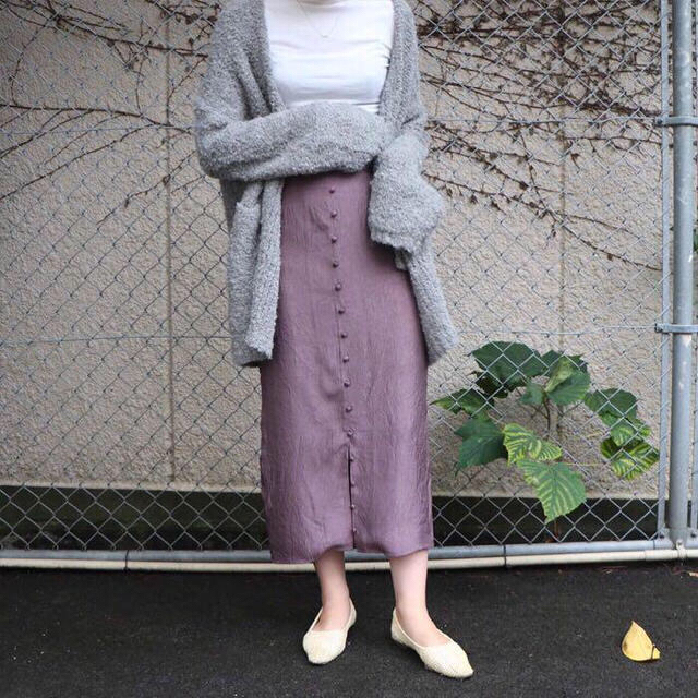 TODAYFUL サテンスカート