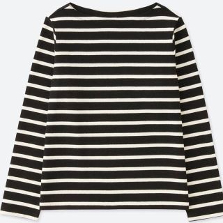 ユニクロ(UNIQLO)のユニクロ ボーダーボートネックT(Tシャツ(長袖/七分))