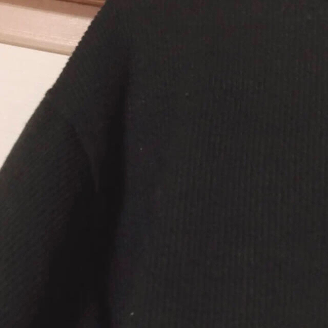 しまむら　襟付きトップス / 黒 ブラック レディースのトップス(カットソー(長袖/七分))の商品写真