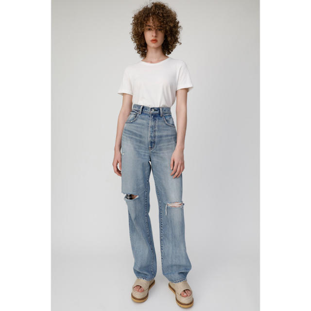 moussy HIGH WAIST LOOSE STRAIGHT
