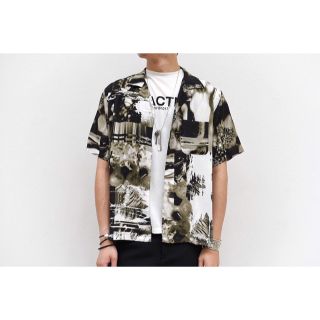 クリスチャンダダ(CHRISTIAN DADA)の【美品】クリスチャンダダGraphicPrintOpen-collarShirt(シャツ)