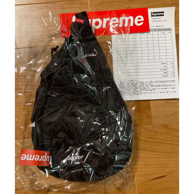 Supreme week1 立ち上げ Sling Bag ブラック 送込