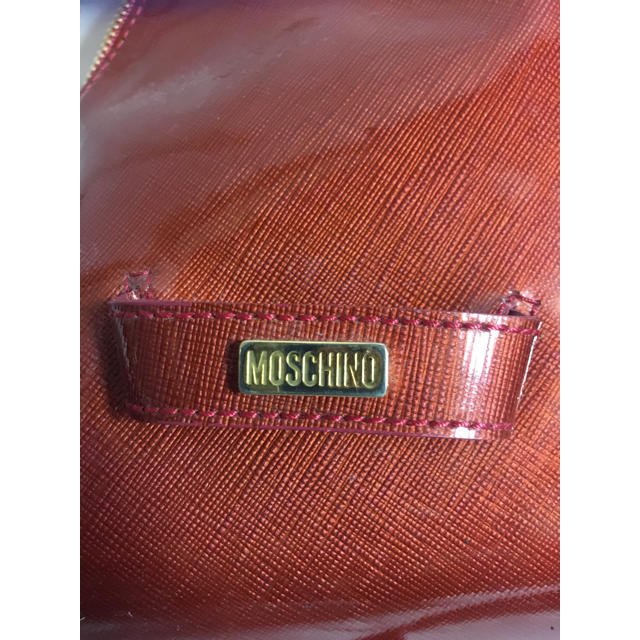 MOSCHINO(モスキーノ)のモスキーノ  ショルダー　ハンド　バッグ　レッド系 レディースのバッグ(ショルダーバッグ)の商品写真