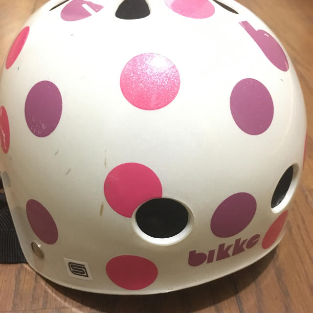 ビッケ bikke 16インチ 子ども用 ピンク 純正ヘルメット付