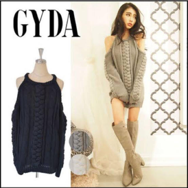 GYDA(ジェイダ)のGYDA ケーブルニット レディースのトップス(ニット/セーター)の商品写真