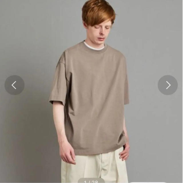 steven alan(スティーブンアラン)のsteven alan Tシャツ　ブラウン　Lサイズ メンズのトップス(Tシャツ/カットソー(半袖/袖なし))の商品写真