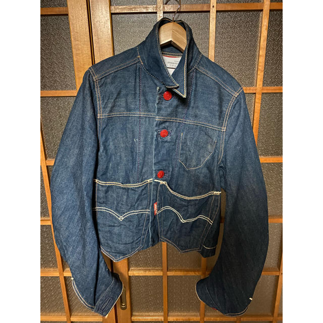 EU LEVI'S RED DENIM JACKET