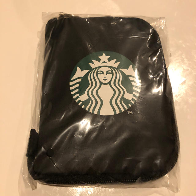 Starbucks Coffee(スターバックスコーヒー)のスタバTOGOポケッタブルエコバック　ブラック レディースのバッグ(エコバッグ)の商品写真