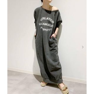 プラージュ(Plage)のPlage 【MIXTA/ミクスタ】 SP MAXI SWEAT ワンピース(ロングワンピース/マキシワンピース)