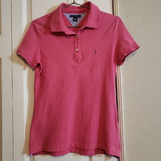 トミーヒルフィガー(TOMMY HILFIGER)のTOMMY HILFIGER ピンクポロシャツSサイズ(ポロシャツ)