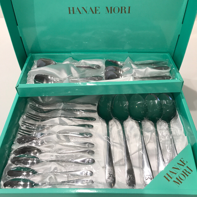 HANAE MORI(ハナエモリ)のHANAE MORIデザート20ピースセット インテリア/住まい/日用品のキッチン/食器(食器)の商品写真