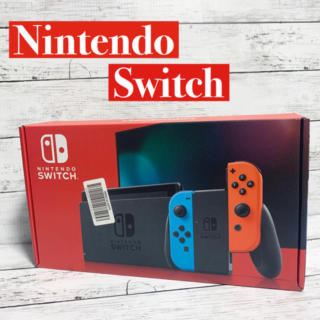 Nintendo Switch(ニンテンドースイッチ)のNintendo Switch  ネオンブルー　スイッチ　本体 エンタメ/ホビーのゲームソフト/ゲーム機本体(家庭用ゲーム機本体)の商品写真