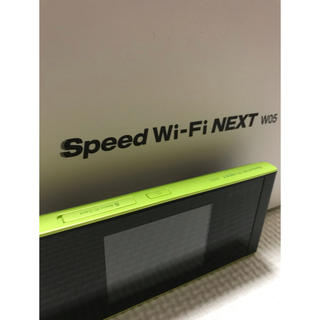 エーユー(au)のSpeed Wi-Fi NEXT W05 箱あり(その他)