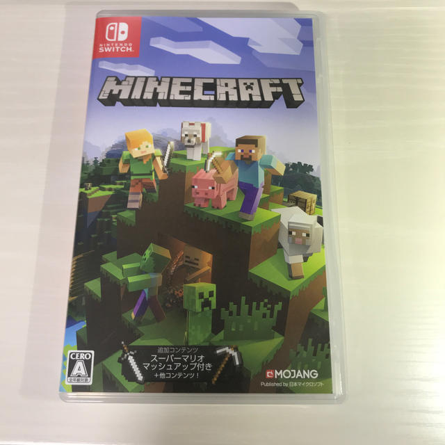 Microsoft(マイクロソフト)のMinecraft Switch エンタメ/ホビーのゲームソフト/ゲーム機本体(家庭用ゲームソフト)の商品写真