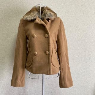 イング(INGNI)の【即納】 INGNI イング 襟ファーショートコート Pコート キャメル M(ピーコート)