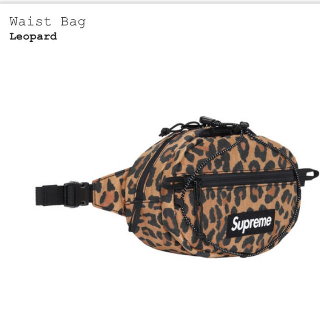 Supreme 20AW Waist Bag  Leopard