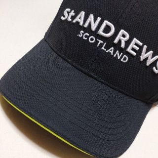 St.Andrews - セントアンドリュース レディース ブラックキャップゴルフウェア 帽子 メンズの通販｜ラクマ