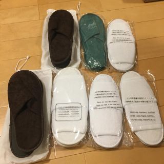 使い捨てスリッパ　7セット(旅行用品)