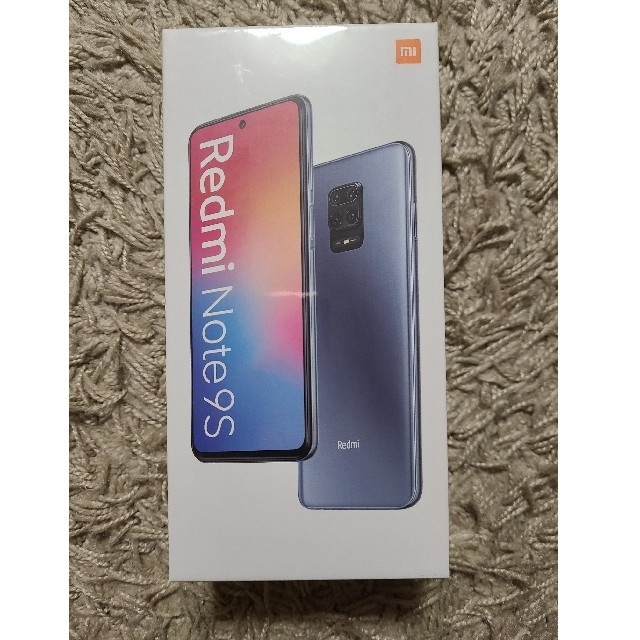 新品 Xiaomi Redmi Note 9s 国内版 4/64GBグレー - スマートフォン本体