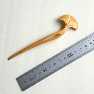 十三や つげ櫛 かんざし いちょう 髪飾り ヘアアクセサリーの通販 by