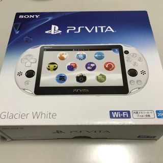 プレイステーションヴィータ(PlayStation Vita)のpsvita 2000  グレイシャーホワイト　極美品 (携帯用ゲーム機本体)