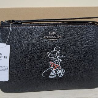 コーチ(COACH)の新品未使用★コーチ ディズニーミニーリストレット レア(ポーチ)