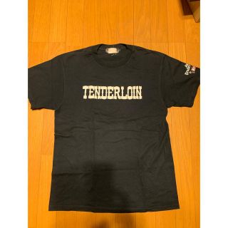 テンダーロイン(TENDERLOIN)のレア　テンダーロイン  ステンシルロゴ　サイズM 黒(Tシャツ/カットソー(半袖/袖なし))