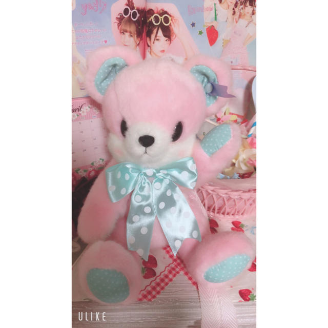 Angelic Pretty(アンジェリックプリティー)のAngelic prettyはにかみベア♡🧸ショルダーバッグ レディースのバッグ(ショルダーバッグ)の商品写真