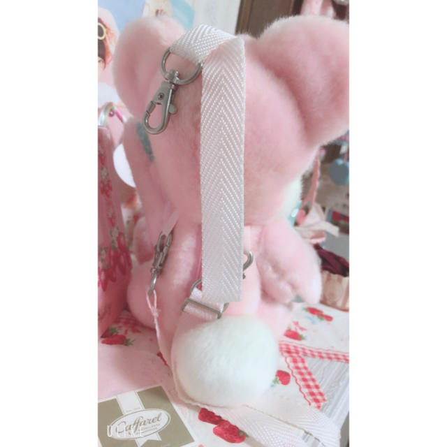 Angelic Pretty(アンジェリックプリティー)のAngelic prettyはにかみベア♡🧸ショルダーバッグ レディースのバッグ(ショルダーバッグ)の商品写真