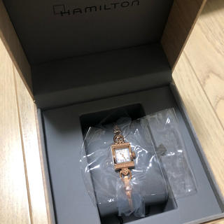 ハミルトン(Hamilton)のレディ ハミルトン ヴィンテージ　ピンクゴールド(腕時計)