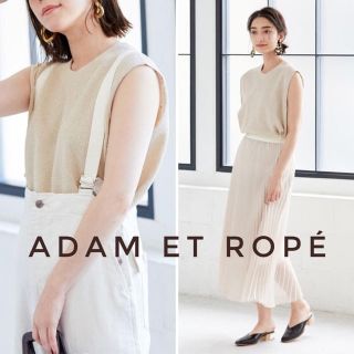 アダムエロぺ(Adam et Rope')のADAM ET ROPÉ ノースリーブニット(カットソー(半袖/袖なし))