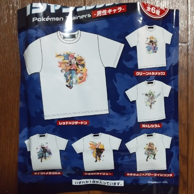 ポケモン(ポケモン)のポケモンTシャツコレクション 男性キャラ ワタル＆カイリュー エンタメ/ホビーのおもちゃ/ぬいぐるみ(キャラクターグッズ)の商品写真