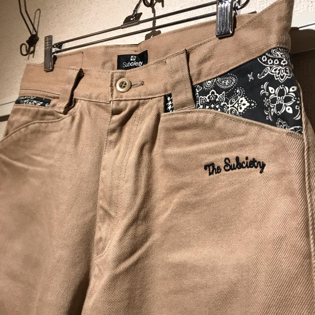 Subciety(サブサエティ)の【It様専用】【Subciety】ペイズリー柄チノパン メンズのパンツ(チノパン)の商品写真