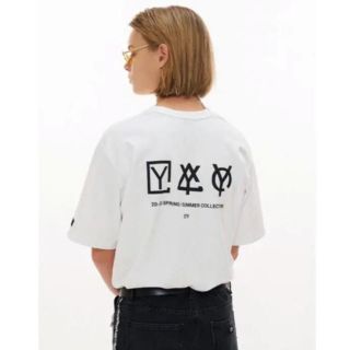 シュプリーム(Supreme)の【送料無料】OY triplelogo 白Tシャツ　サイズ１(Tシャツ/カットソー(半袖/袖なし))