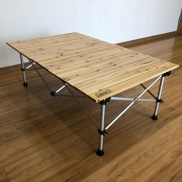 コールマン(Coleman) テーブル ナチュラルウッドロールテーブル110約53kg材質
