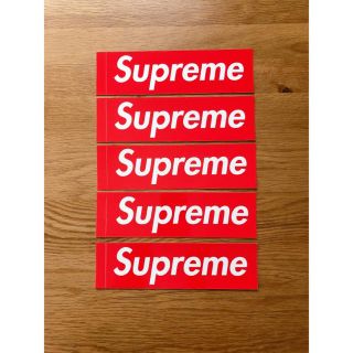 シュプリーム(Supreme)のSupreme BOX logo sticker ロゴステッカー5枚セット(ステッカー)