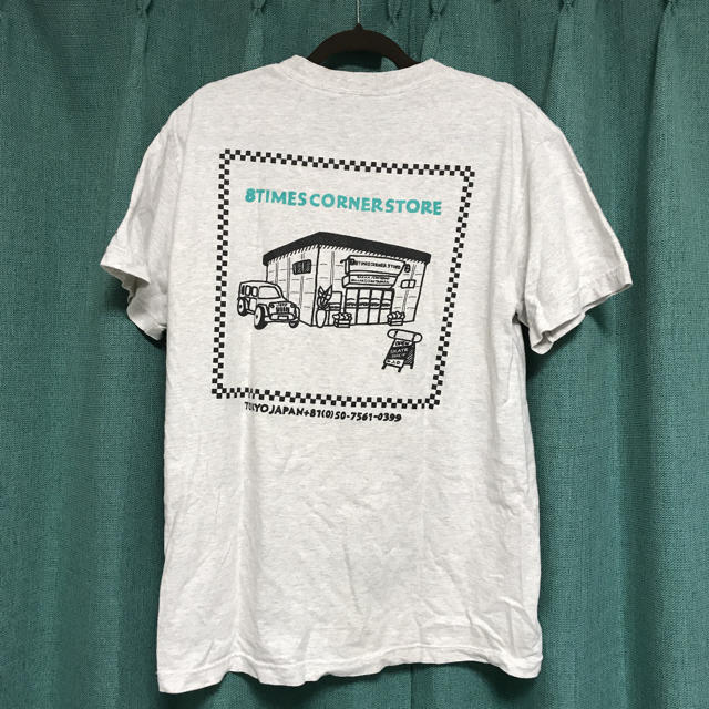 8 TIMES CORNER STORE Tシャツ　サイズM メンズのトップス(Tシャツ/カットソー(半袖/袖なし))の商品写真