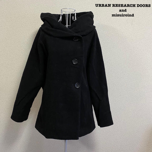 URBANRESEARCH DOORS mizuiroind ロングコート 黒