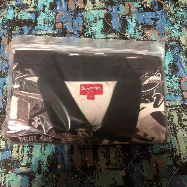 Supreme(シュプリーム)のSupreme filtre polo 黒XL メンズのトップス(ポロシャツ)の商品写真