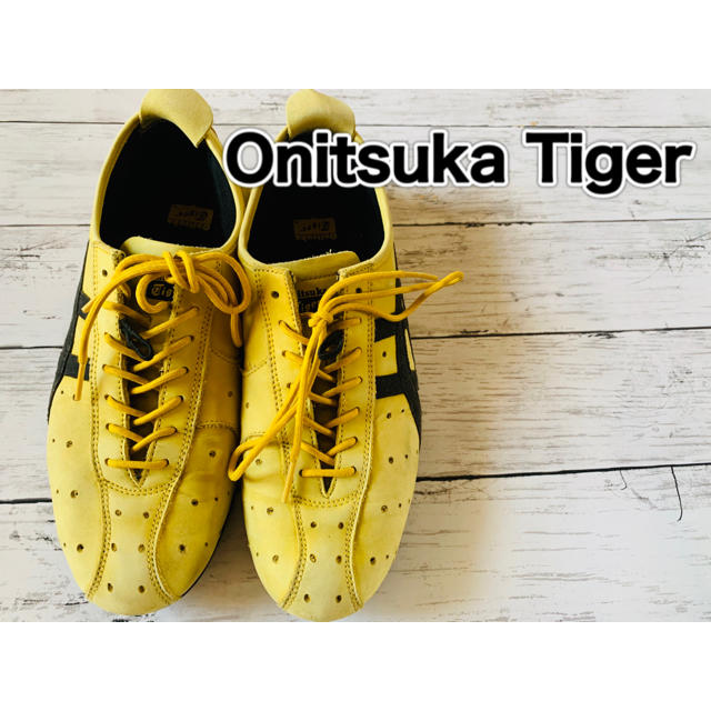 Onitsuka Tiger(オニツカタイガー)の#148 Onitsuka Tiger オニツカタイガー　スニーカー　イエロー メンズの靴/シューズ(スニーカー)の商品写真