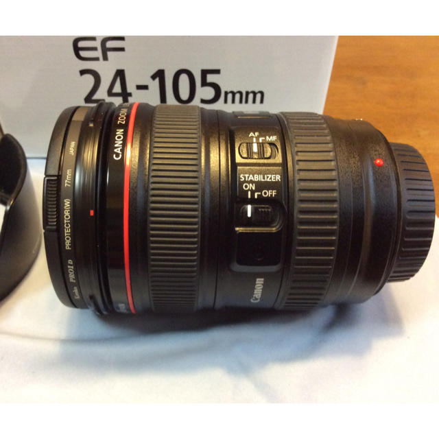 Canon(キヤノン)のCanon EFレンズ EF24－105mm f4 L IS USM 中古美品  スマホ/家電/カメラのカメラ(レンズ(ズーム))の商品写真