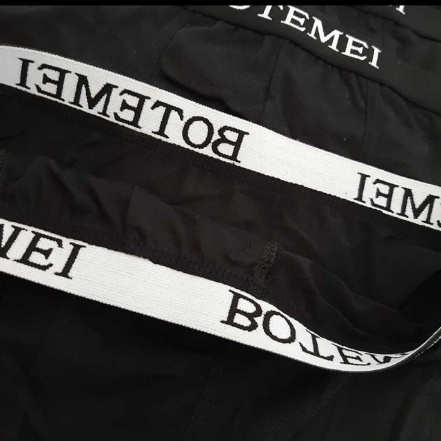ボクサーパンツ　5枚セット　黒　ブラック　　メンズ肌着　ボクサーブリーフ　M　 メンズのアンダーウェア(ボクサーパンツ)の商品写真