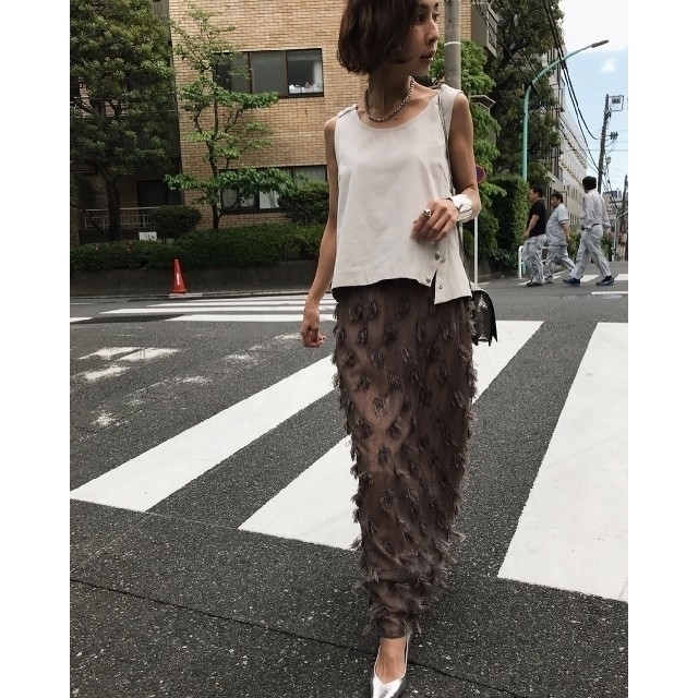Ameri VINTAGE - アメリヴィンテージ モチーフペンシルスカート Ameri VINTAGE - アメリヴィンテージ モチーフペンシルスカート