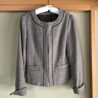 コムサイズム(COMME CA ISM)の美品 コムサイズム ジャケット(ノーカラージャケット)