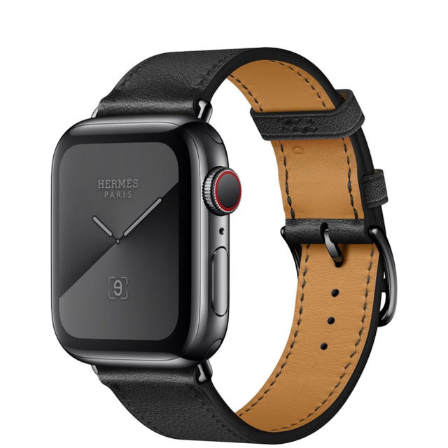 値下げ!アップルウォッチ エルメスseries5 Apple Watch 黒 - 腕時計