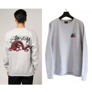 ステューシー(STUSSY)の19S/S STUSSY DYNASTY クルーネック スウェット ドラゴン 龍(スウェット)