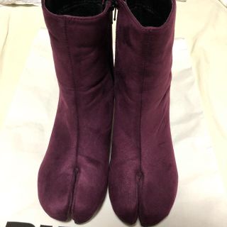 メルロー(merlot)の(中古)merlot plus 足袋ブーツ　サイズL(ブーツ)